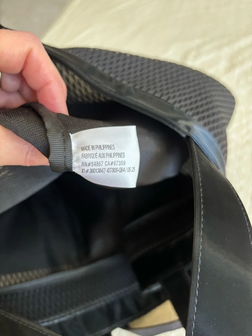 Victoria's Secret Black Mesh VSX Duffel Tote